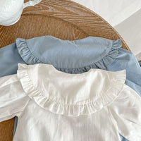 Load image into Gallery viewer, Baby Girls Solid Color Rompers Wholesale 230302254
