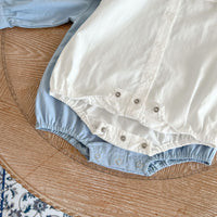 Load image into Gallery viewer, Baby Girls Solid Color Rompers Wholesale 230302254
