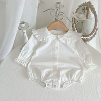 Load image into Gallery viewer, Baby Girls Solid Color Rompers Wholesale 230302254
