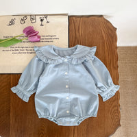 Load image into Gallery viewer, Baby Girls Solid Color Rompers Wholesale 230302254
