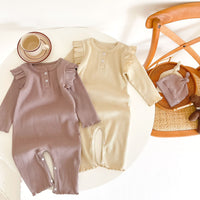 Load image into Gallery viewer, Baby Girls Solid Color Jumpsuits Wholesale 230302266
