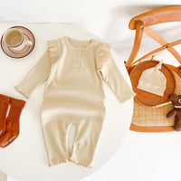 Load image into Gallery viewer, Baby Girls Solid Color Jumpsuits Wholesale 230302266
