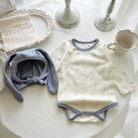 Load image into Gallery viewer, Baby Unisex Rabbit Print Rompers Wholesale 230302275
