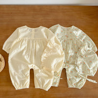 Load image into Gallery viewer, Baby Girls Flower Print Jumpsuits Wholesale 230302276
