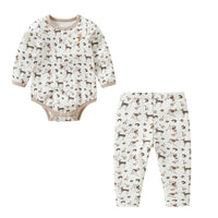 Load image into Gallery viewer, Baby Unisex Animals Cartoon Print Rompers Wholesale 230302280
