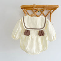 Load image into Gallery viewer, Baby Girls Cartoon Embroidered Rompers Wholesale 230302303
