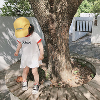 Load image into Gallery viewer, Baby Kid Girls Letters Dinosaur Print Dresses Wholesale 23030232
