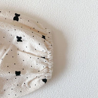 Load image into Gallery viewer, 2 Pieces Set Baby Girls Bow Print Tops And Shorts Wholesale 230302327
