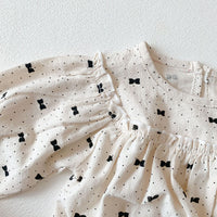 Load image into Gallery viewer, 2 Pieces Set Baby Girls Bow Print Tops And Shorts Wholesale 230302327
