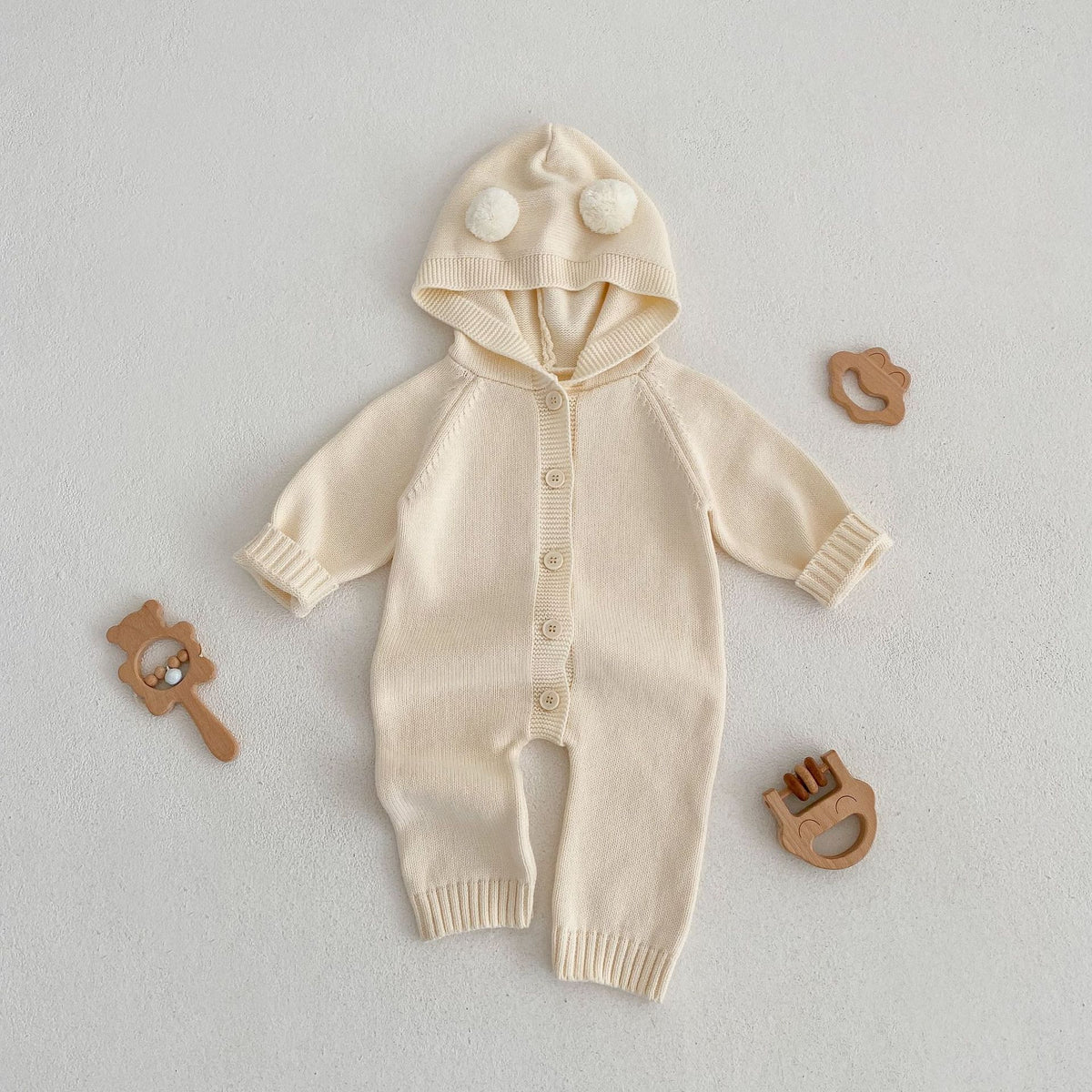 Baby Unisex Solid Color Jumpsuits Wholesale 230302341