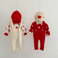 Load image into Gallery viewer, Baby Girls Polka dots Crochet Sweaters Wholesale 230302344
