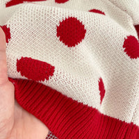 Load image into Gallery viewer, Baby Girls Polka dots Crochet Sweaters Wholesale 230302344
