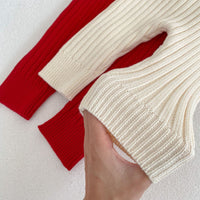 Load image into Gallery viewer, Baby Girls Polka dots Crochet Sweaters Wholesale 230302344
