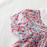 Load image into Gallery viewer, 2 Pieces Set Baby Girls Flower Fruit Print Tops And Shorts Wholesale 23030237
