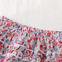 Load image into Gallery viewer, 2 Pieces Set Baby Girls Flower Fruit Print Tops And Shorts Wholesale 23030237
