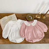 Load image into Gallery viewer, Baby Girls Polka dots Rompers Wholesale 230302371
