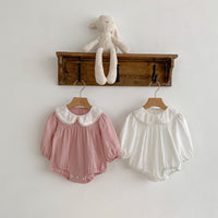 Load image into Gallery viewer, Baby Girls Polka dots Rompers Wholesale 230302371
