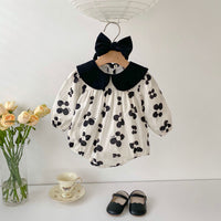 Load image into Gallery viewer, Baby Girls Flower Print Rompers Accessories Headwear Wholesale 230302374
