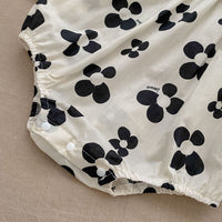 Load image into Gallery viewer, Baby Girls Flower Print Rompers Accessories Headwear Wholesale 230302374
