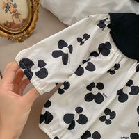 Load image into Gallery viewer, Baby Girls Flower Print Rompers Accessories Headwear Wholesale 230302374
