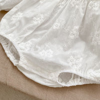 Load image into Gallery viewer, Baby Girls Flower Embroidered Rompers Wholesale 230302387
