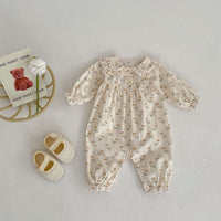 Load image into Gallery viewer, Baby Girls Flower Jumpsuits Wholesale 230302397
