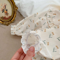 Load image into Gallery viewer, Baby Girls Flower Jumpsuits Wholesale 230302397
