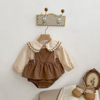 Load image into Gallery viewer, Baby Girls Color-blocking Tops Wholesale 230302399
