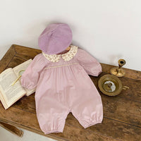 Load image into Gallery viewer, Baby Girls Flower Print Jumpsuits Wholesale 230302420
