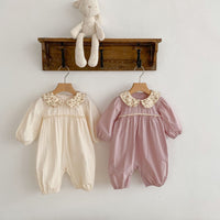 Load image into Gallery viewer, Baby Girls Flower Print Jumpsuits Wholesale 230302420
