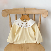 Load image into Gallery viewer, Baby Girls Crochet Embroidered Cardigan And Flower Tops And Rompers Wholesale 230302428
