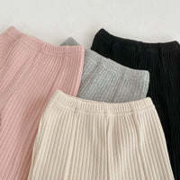 Load image into Gallery viewer, Baby Girls Solid Color Striped Bow Pants Leggings Wholesale 230302438
