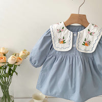 Load image into Gallery viewer, Baby Girls Embroidered Rompers Wholesale 230302440
