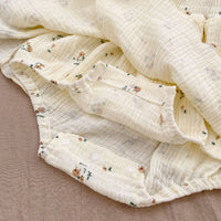 Load image into Gallery viewer, Baby Girls Flower Print Rompers Wholesale 230302444
