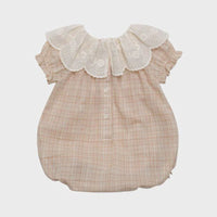 Load image into Gallery viewer, Baby Girls Flower Embroidered Rompers Wholesale 230302459
