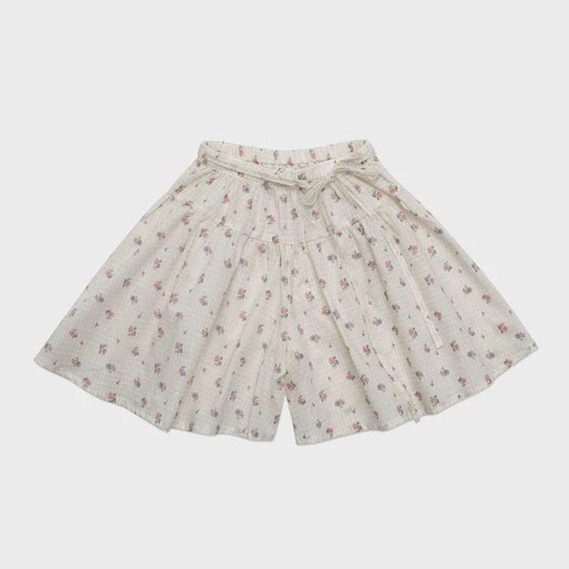 Baby Kid Girls Flower Print Shorts Wholesale 230302476