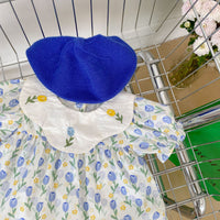 Load image into Gallery viewer, 2 Pieces Set Baby Girls Flower Print Tops And Shorts Wholesale 230302478
