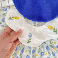 Load image into Gallery viewer, 2 Pieces Set Baby Girls Flower Print Tops And Shorts Wholesale 230302478
