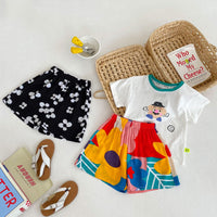 Load image into Gallery viewer, Baby Kid Girls Flower Print Shorts Wholesale 230302506
