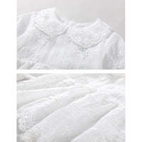 Load image into Gallery viewer, Baby Girls Flower Embroidered Rompers Wholesale 23030252
