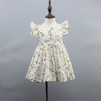 Load image into Gallery viewer, Baby Kid Girls Flower Print Dresses Wholesale 23030263
