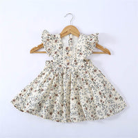 Load image into Gallery viewer, Baby Kid Girls Flower Print Dresses Wholesale 23030263
