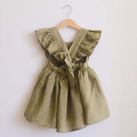 Load image into Gallery viewer, Baby Kid Girls Solid Color Dresses Wholesale 23030265
