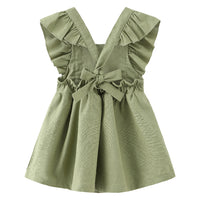 Load image into Gallery viewer, Baby Kid Girls Solid Color Dresses Wholesale 23030265
