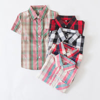 Load image into Gallery viewer, Baby Kid Boys Checked Shirts Wholesale 23030302
