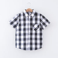 Load image into Gallery viewer, Baby Kid Boys Checked Shirts Wholesale 23030302
