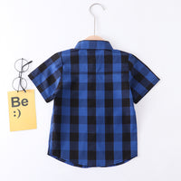 Load image into Gallery viewer, Baby Kid Boys Checked Shirts Wholesale 23030302
