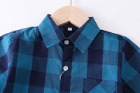 Load image into Gallery viewer, Baby Kid Boys Checked Shirts Wholesale 23030302
