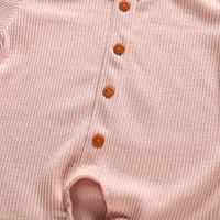 Load image into Gallery viewer, 2 Pieces Set Baby Kid Girls Muslin&amp;Ribbed Tops And Solid Color Pants Wholesale 23030308
