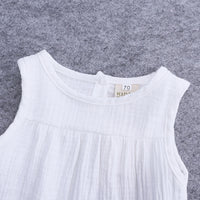 Load image into Gallery viewer, 2 Pieces Set Baby Kid Girls Solid Color Tank Tops And Shorts Wholesale 23030310
